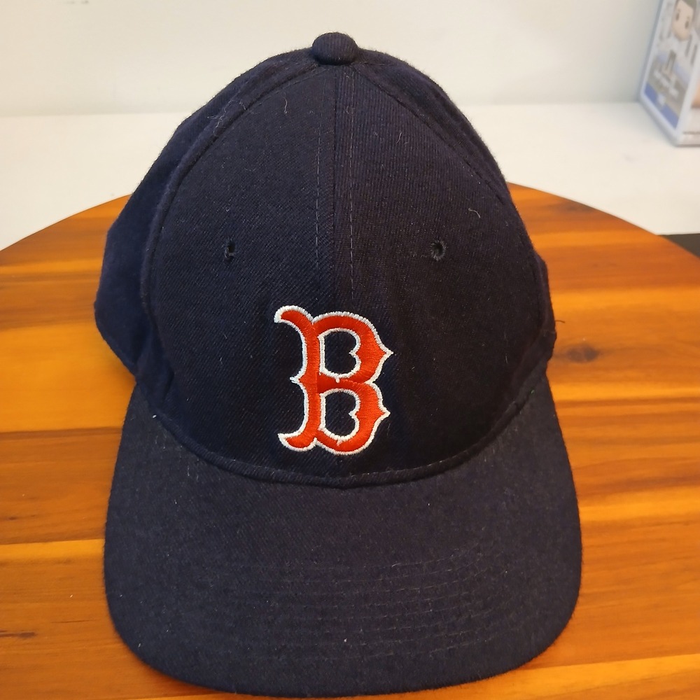 Vintage Boston Red Sox‎ Hat Cap Sports Specialties Fitted 7 100% Wool Plain Logo